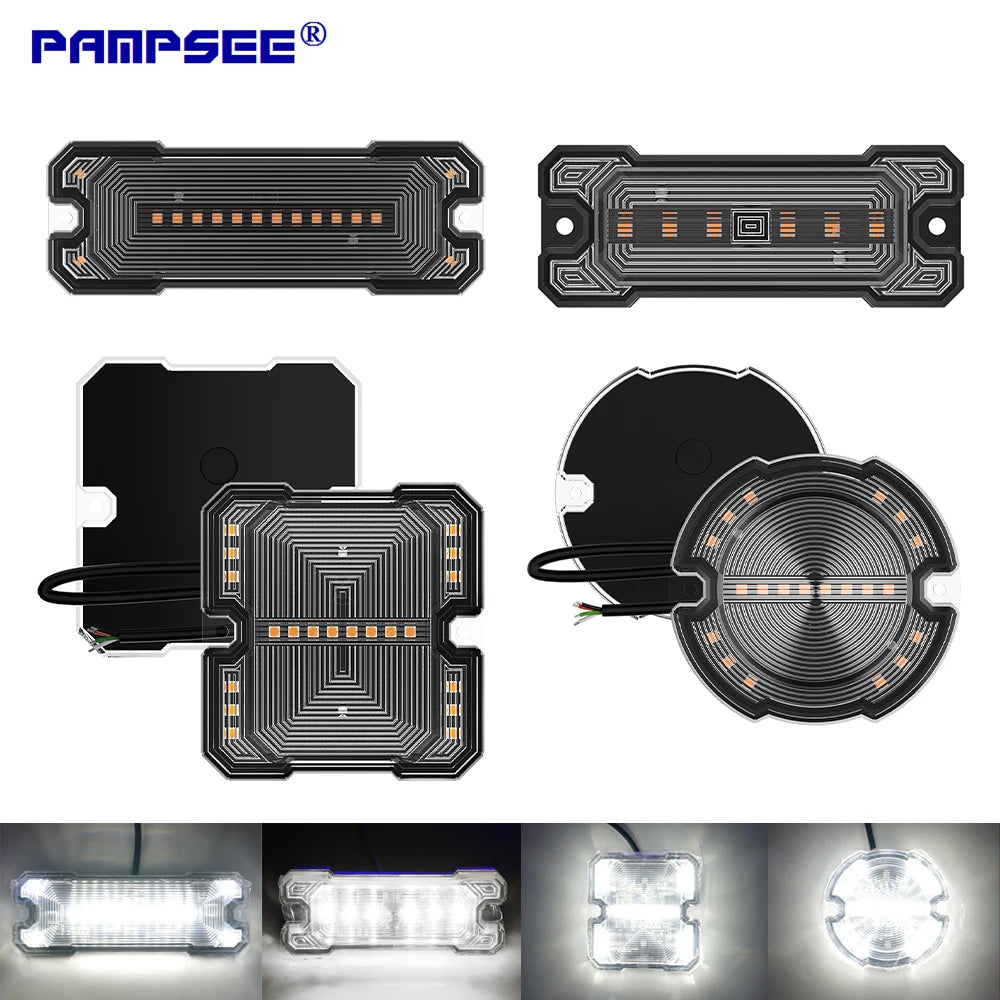 20 LED Side Marker Clearance Light 12V-24V – Truck Trailer RV