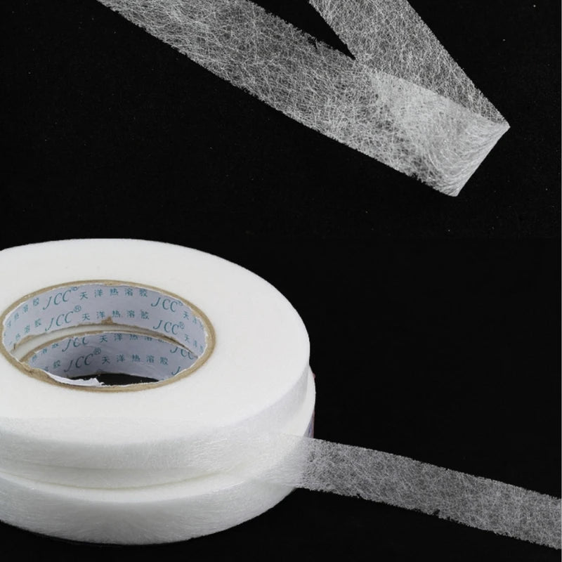 White Double-Sided Hem Tape | No-Sew Hemming Roll 70 Yards