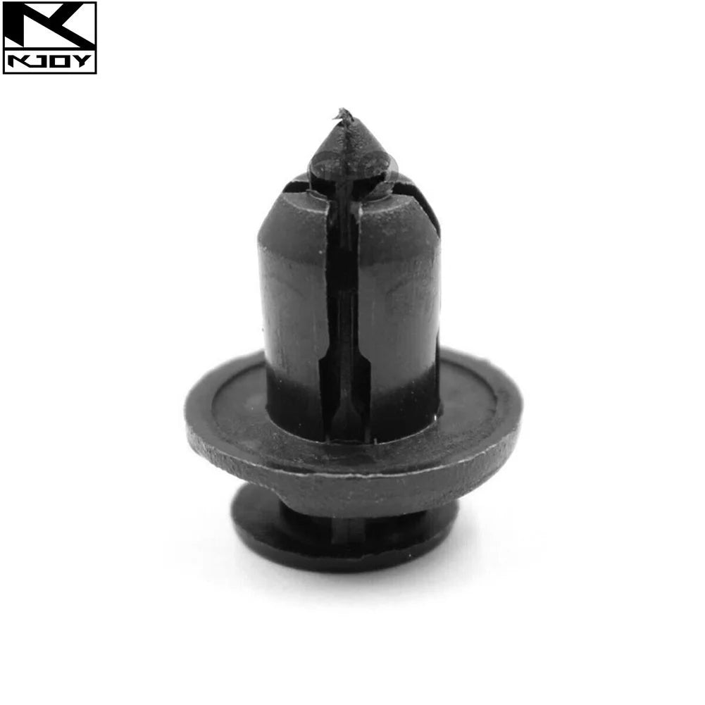 100-Pack 10mm Plastic Bumper Fender Retainer Clips – Universal