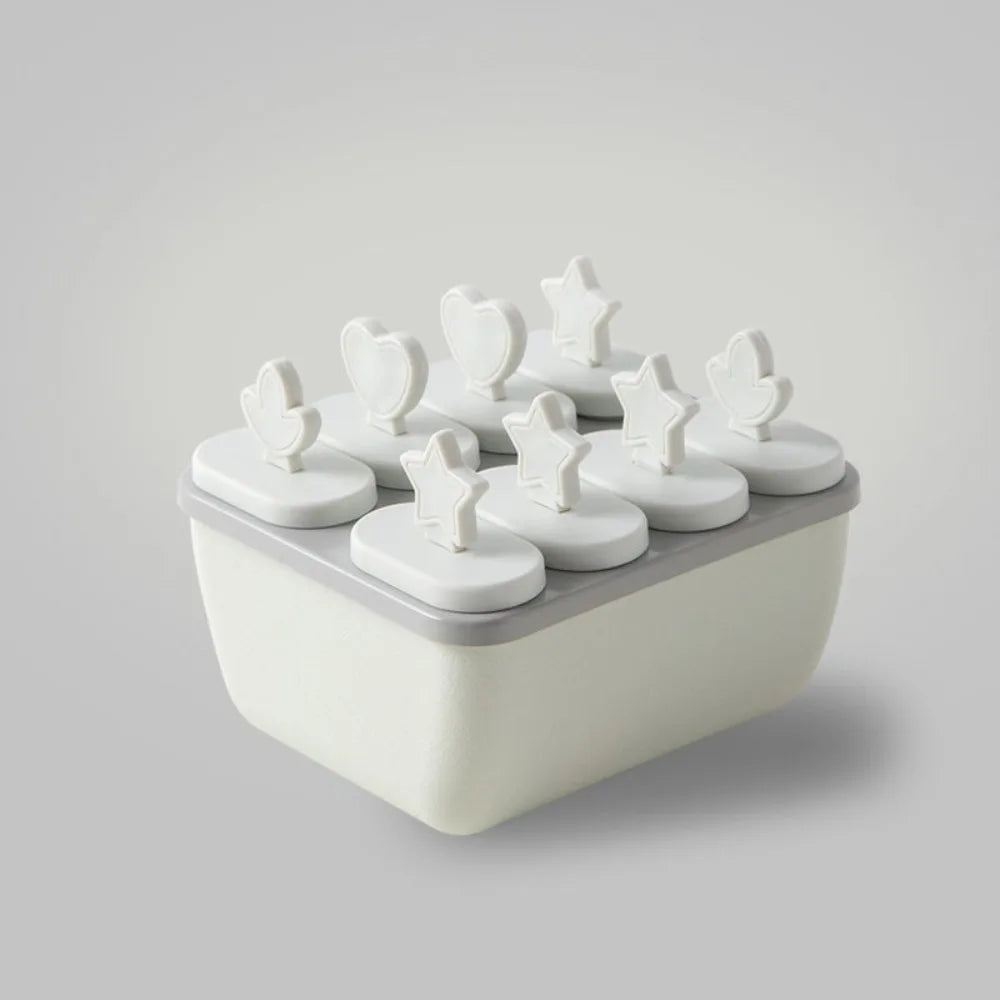 Reusable Popsicle Mold with Lid – 4 Cavities & 8 Sticks