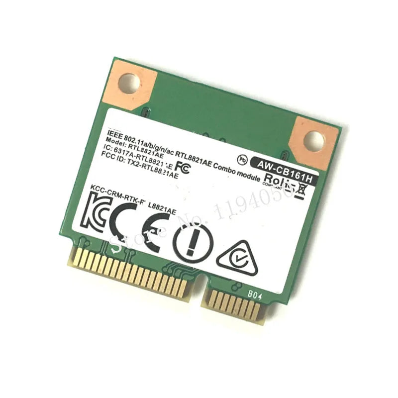 RTL8821AE 802.11AC Dual-Band WiFi Bluetooth 4.0 Half Mini PCIe Card