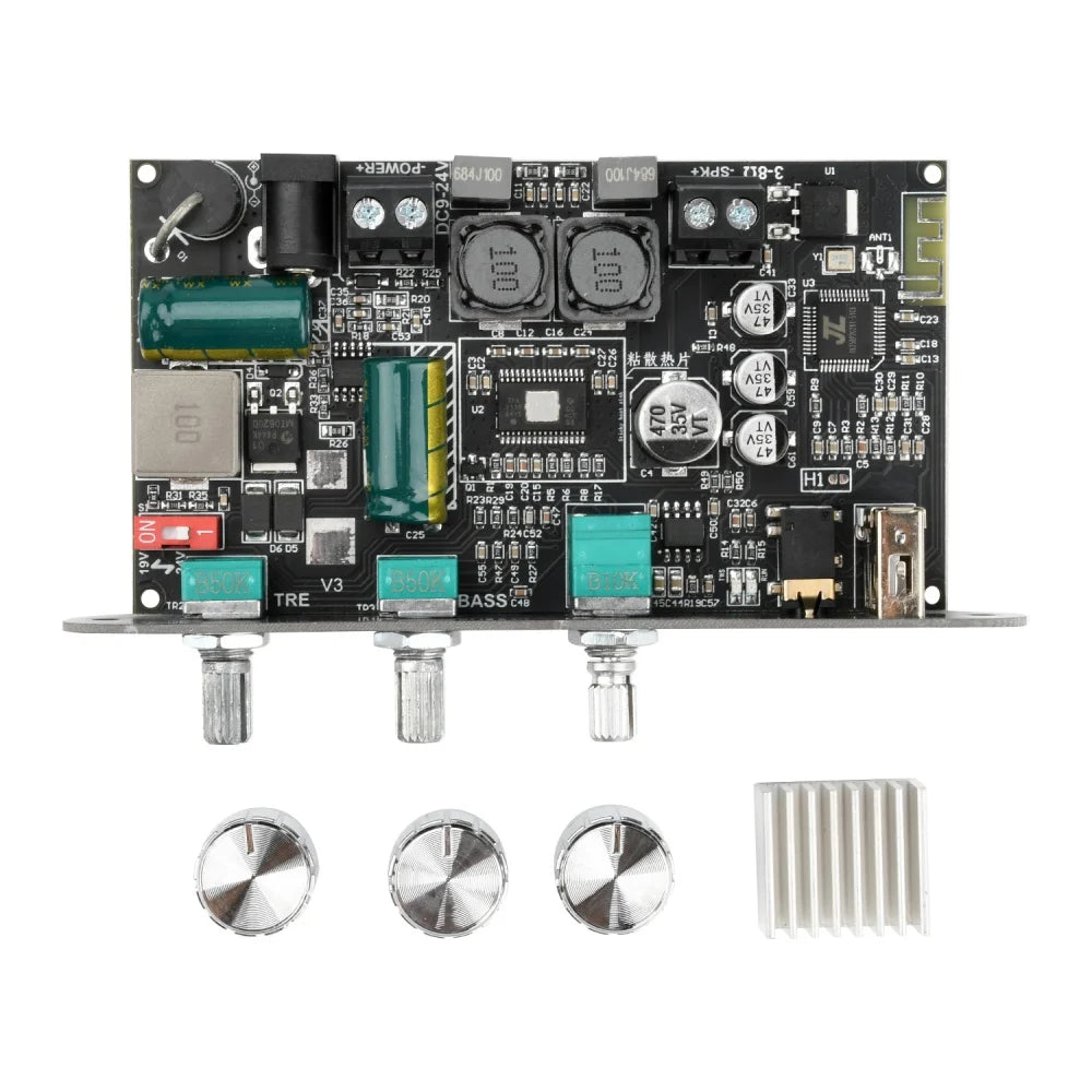 ZK-1001U 100W Mono Bluetooth 5.3 Amplifier Board TPA3116D2
