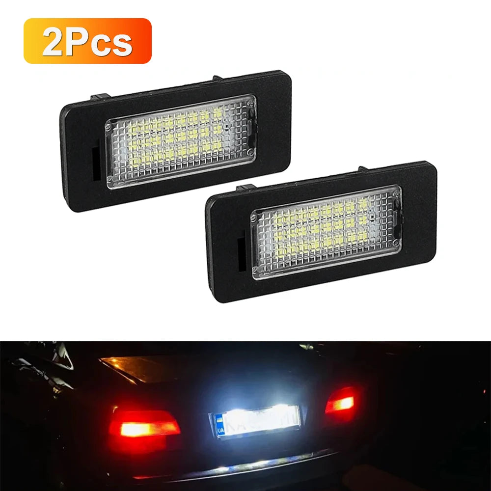 2-Pack Canbus LED License Plate Light for VW Golf Jetta Passat