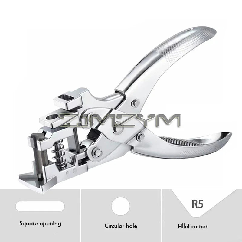 3-in-1 Hole Punch Plier – ID Card, Tag & Corner Cutter Tool