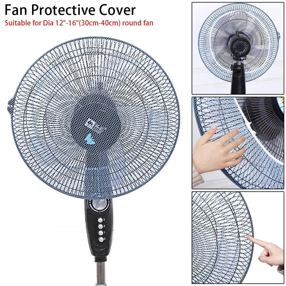 Electric Fan Safety Mesh Cover – Finger Guard for Kids