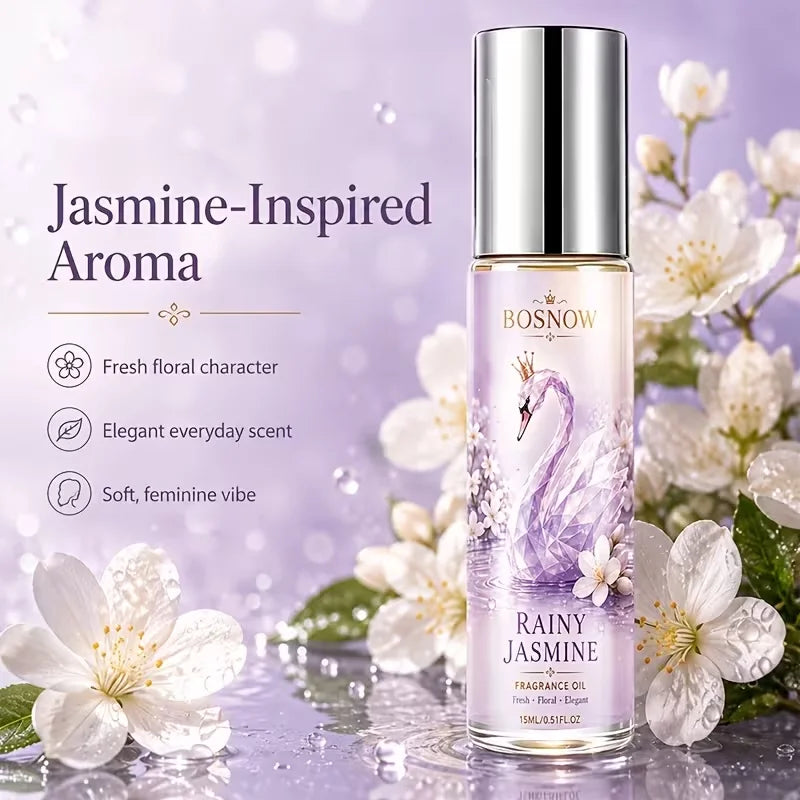 Bosnow Roll-On Perfume Oil | Jasmine, Vanilla & White Musk