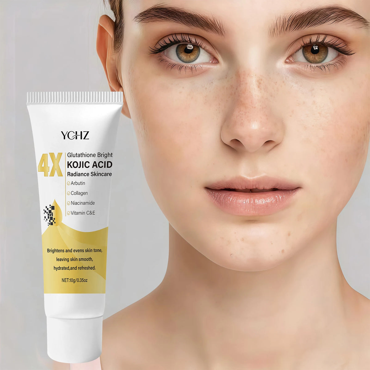 YCHZ Kojic Acid Face Cream – Dark Spot & Skin Tone Cream