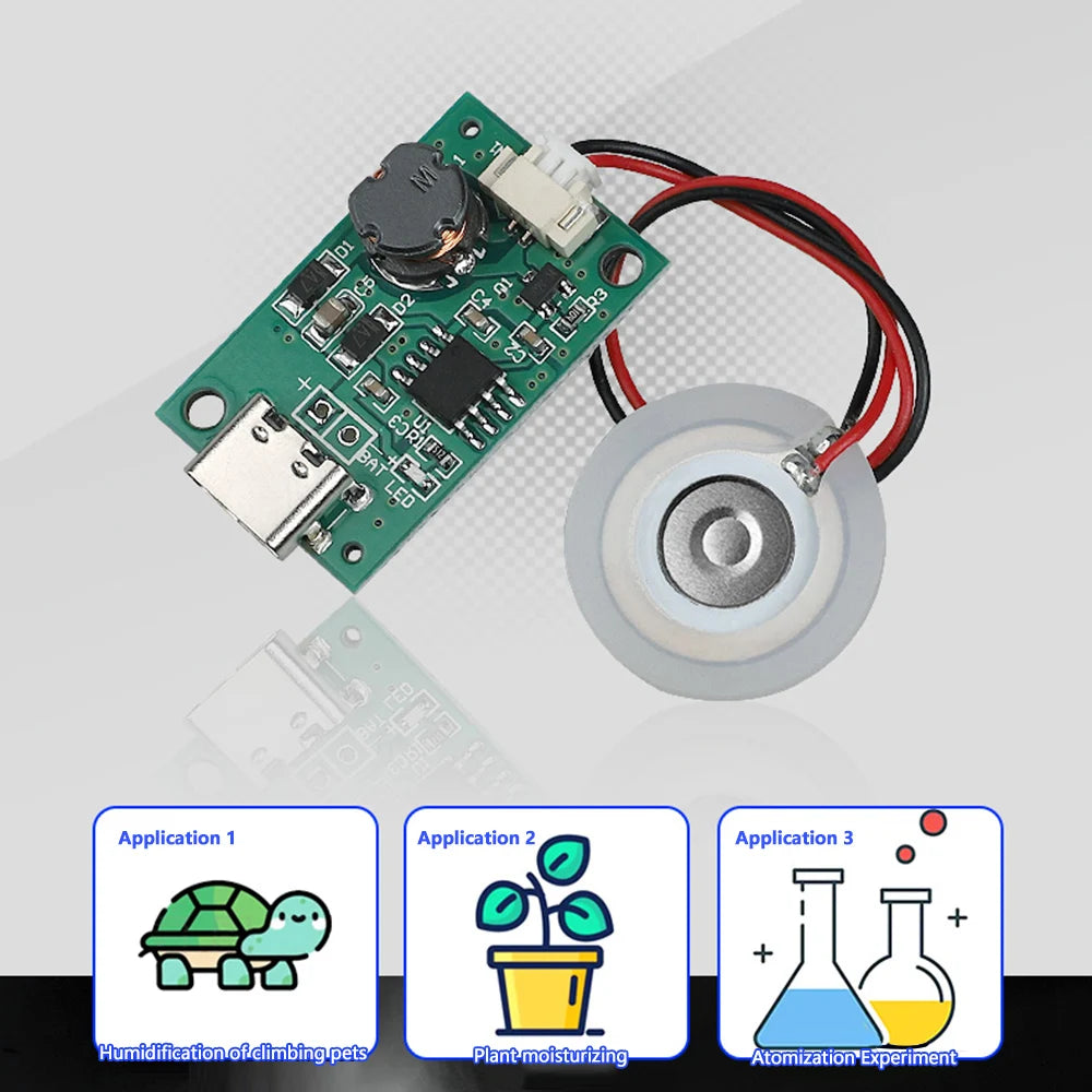 DC 5V Ultrasonic Atomizer Driver Module – DIY Humidifier Kit
