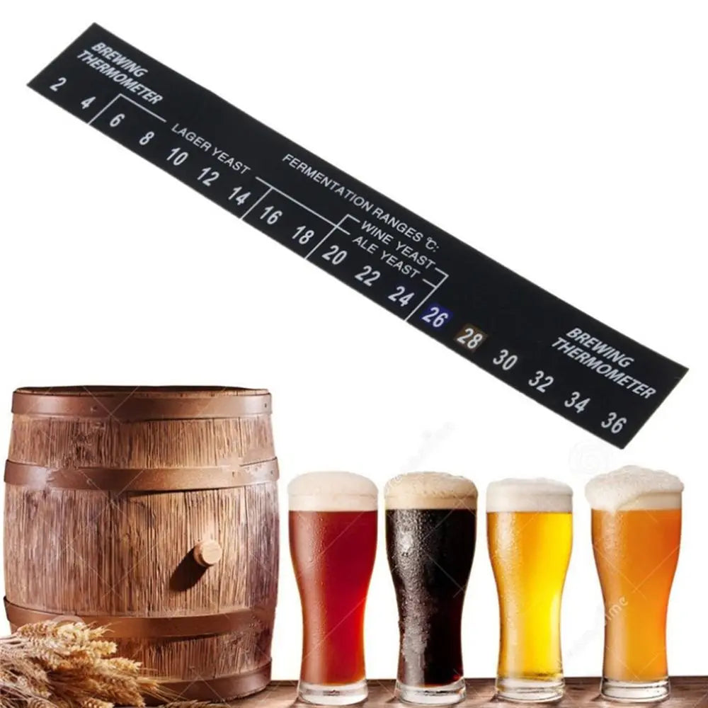 Digital Fermenter Thermometer Strip 2–36°C | Brew Sticker
