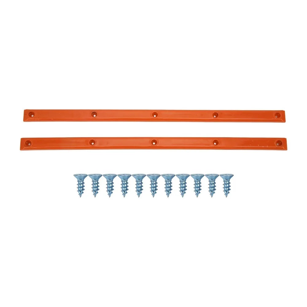 2-Pack ABS Skateboard Rib Rail Guards – 6 Colors, 36.5cm