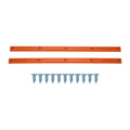 2-Pack ABS Skateboard Rib Rail Guards – 6 Colors, 36.5cm