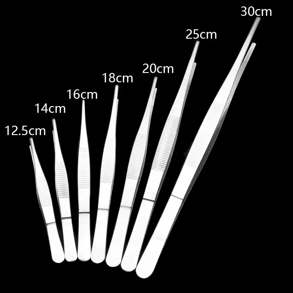 Stainless Steel BBQ Tongs – Churrasco & Buffet Food Clip