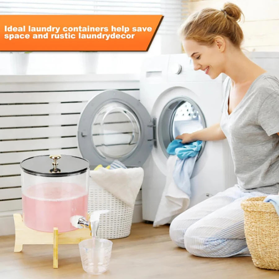 NIFTY Laundry Detergent Dispenser with Shelf Stand & Spout