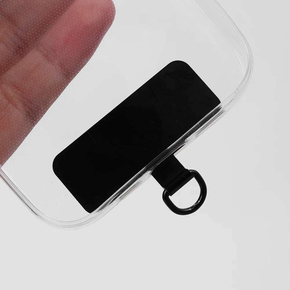 Stainless Steel Phone Lanyard Patch Clip | Anti-Drop Tab