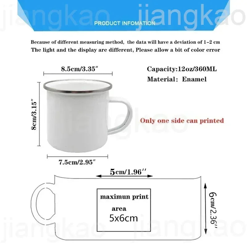 Pumpkin Spice Jesus Enamel Mug – Fall Camping Coffee Cup