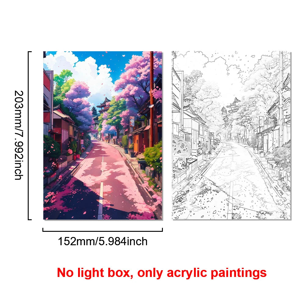 Tokyo Japan LED Light Painting – 2-in-1 Wall & Desk Lamp