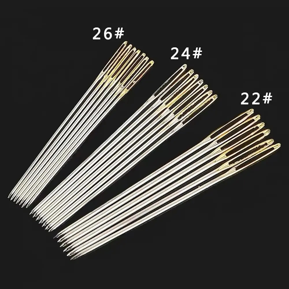 100-Piece Stainless Steel Cross Stitch Embroidery Needle Set