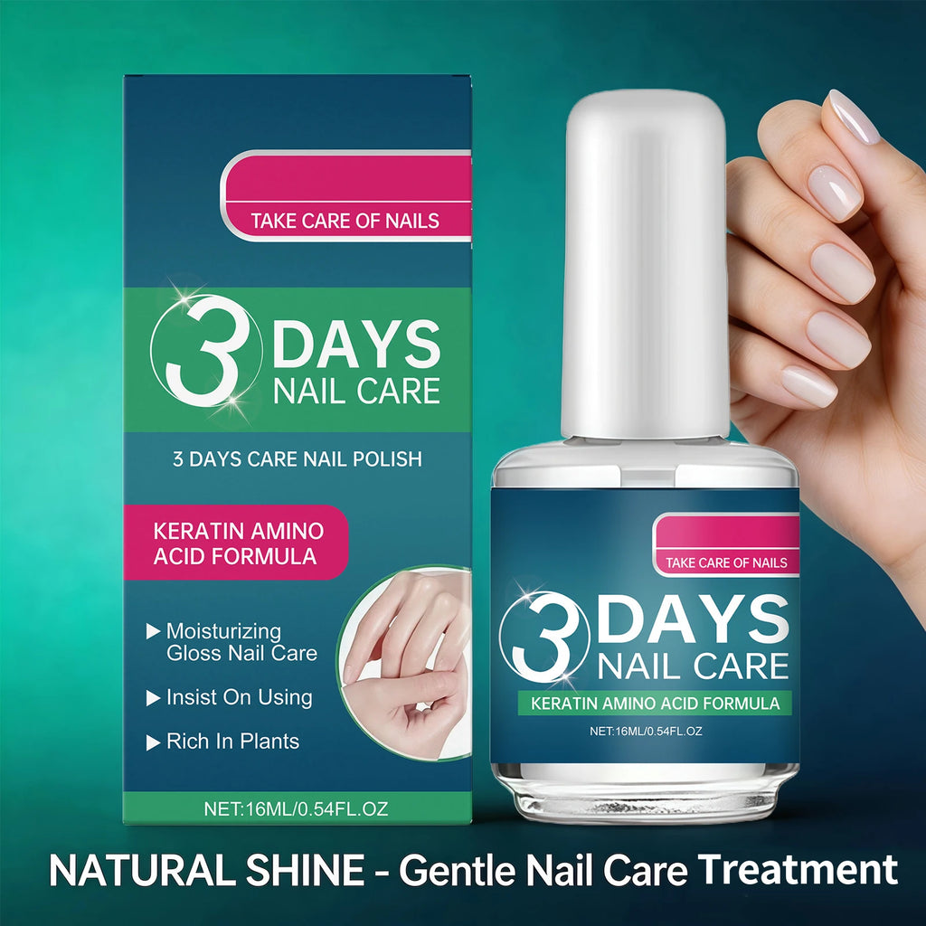 3-Day Nail Care Polish – Keratin & Amino Acid Treatment