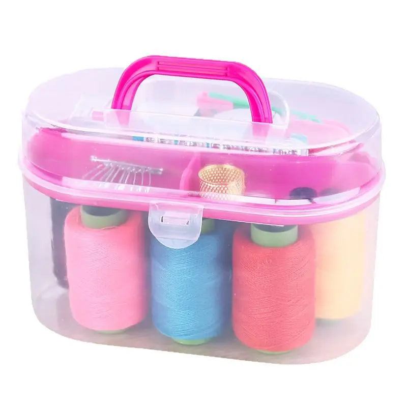 Portable 10-Piece Needle & Thread Sewing Kit | Mini Box Set