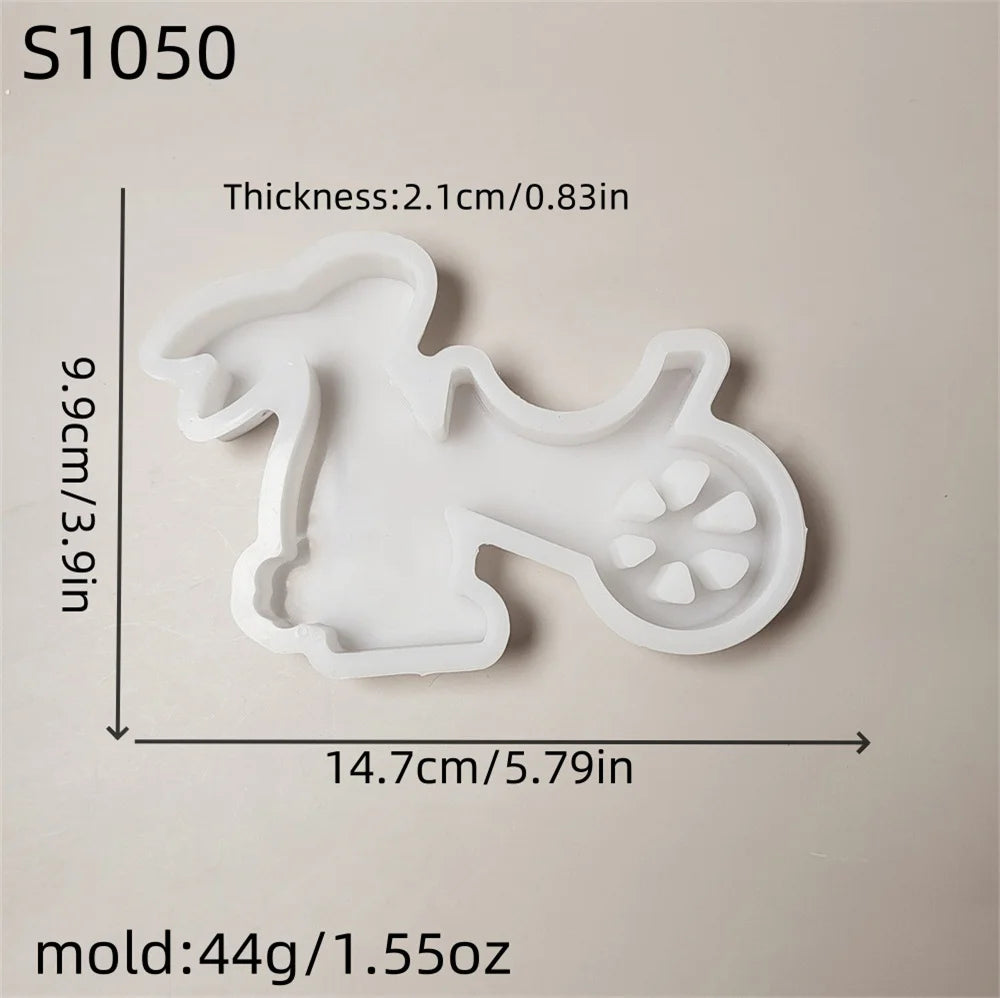 Easter Bunny Silicone Mold – DIY Candle, Soap & Resin