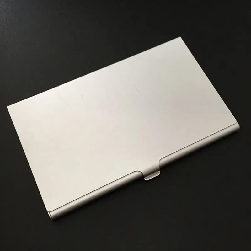 Ultra-Thin Matte Aluminum Business Card Holder Case