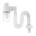 Flexible 3" Sink Drain Pipe – Deodorant Sewer Hose for Bathroom