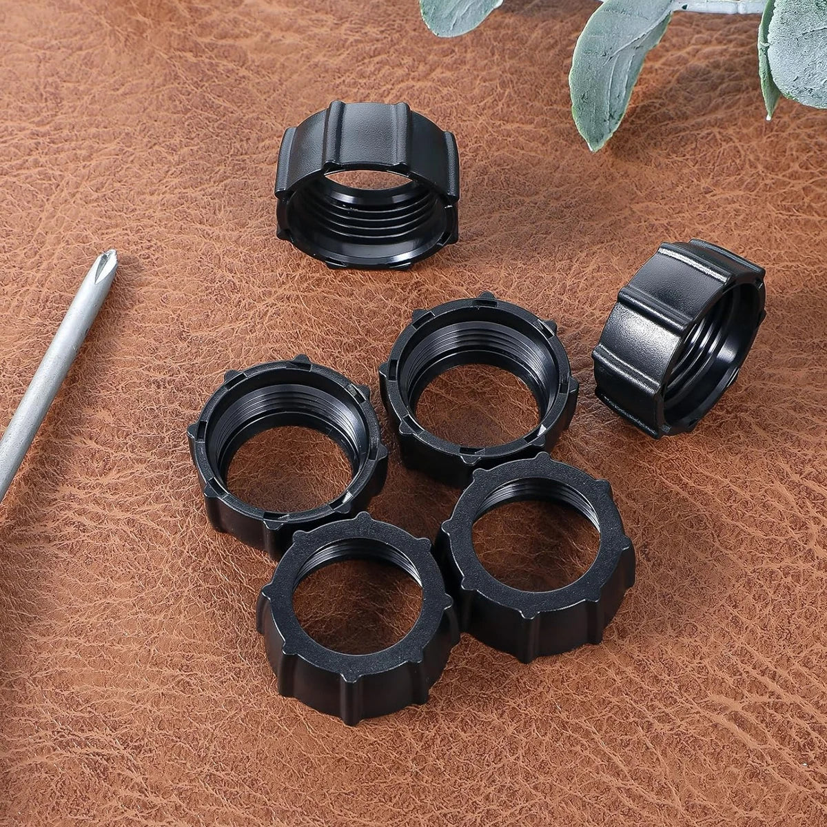 5-Pack Car Phone Mount Replacement Tightening Nut Adapter