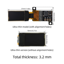 DC 0-30V Mini Digital Voltmeter – OLED 12-Bit ADC Gaqqee