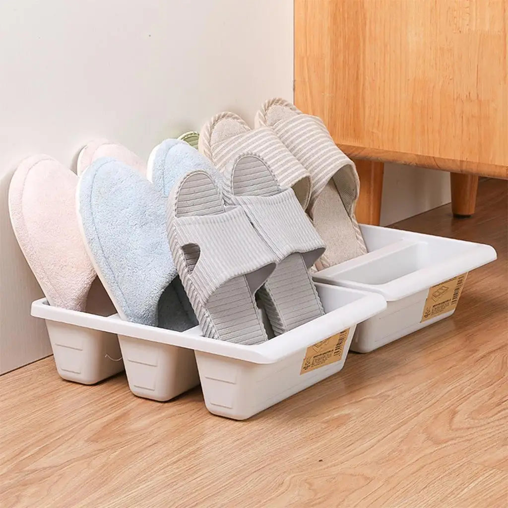 2-Pack Vertical Shoe Rack Organizer – Space-Saving Closet Holder