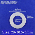 Silicone Sealing Washers 20–50mm – Aquarium & Irrigation Gaskets