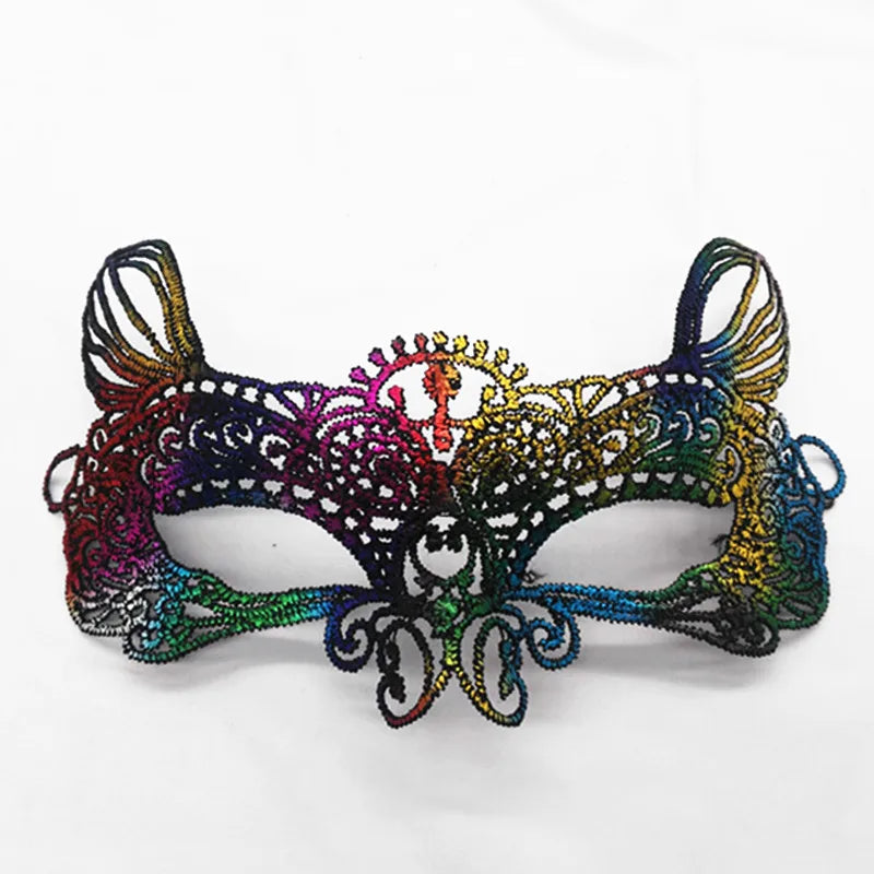 Elegant Venetian Lace Eye Mask – Masquerade & Carnival