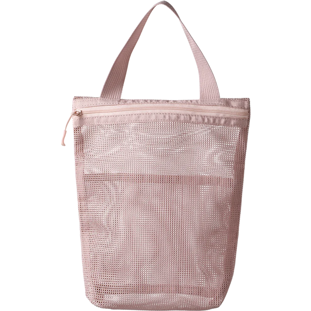 Hanging Mesh Toiletry Bag – Portable Travel Cosmetic Organizer