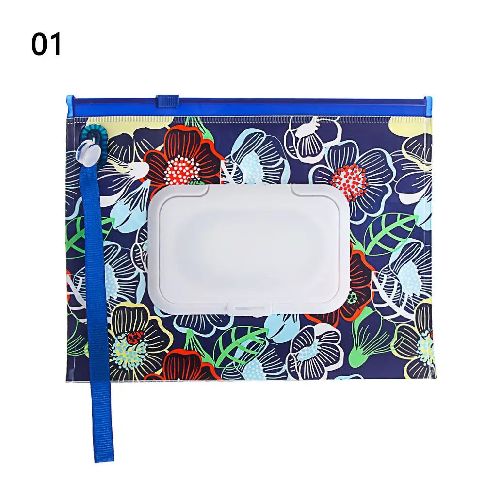 Portable Wet Wipes Bag – Hanging Tissue Case & Stroller Pouch