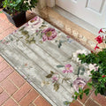 Retro Floral Anti-Slip Floor Mat | Washable Doormat 40x60cm