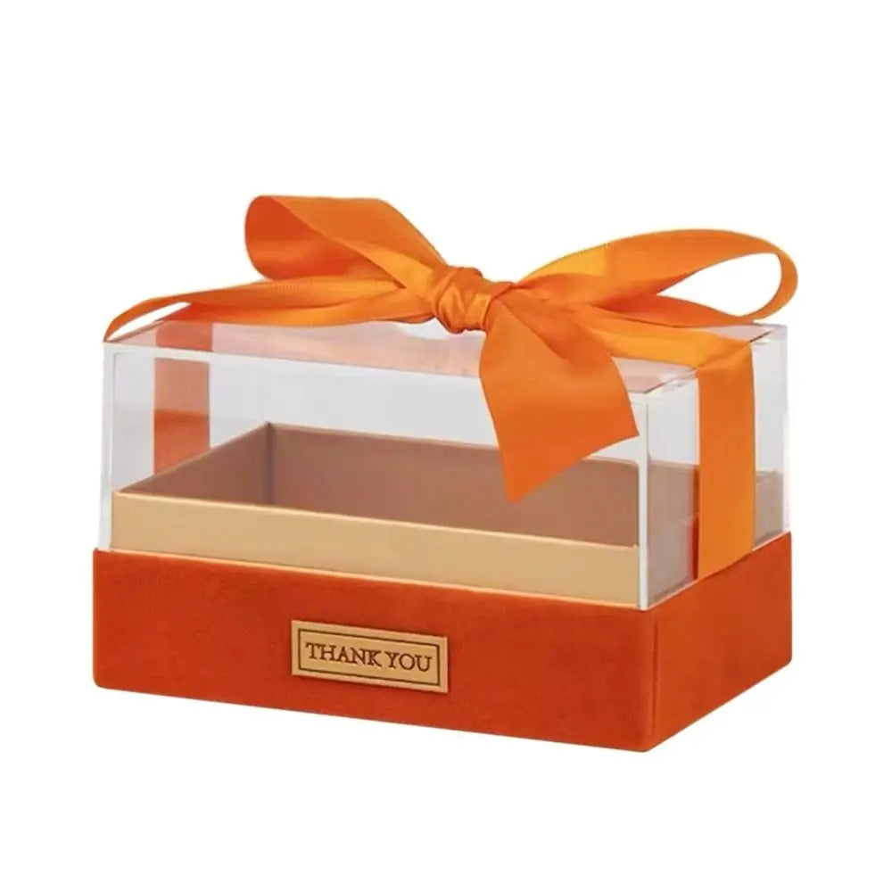 Transparent Acrylic Bow Gift Box – Wedding & Valentine's Day
