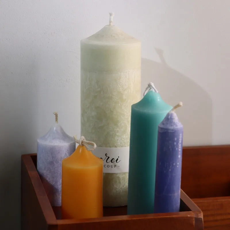 Pointed Cylindrical Acrylic Candle Mold | DIY Candle Making