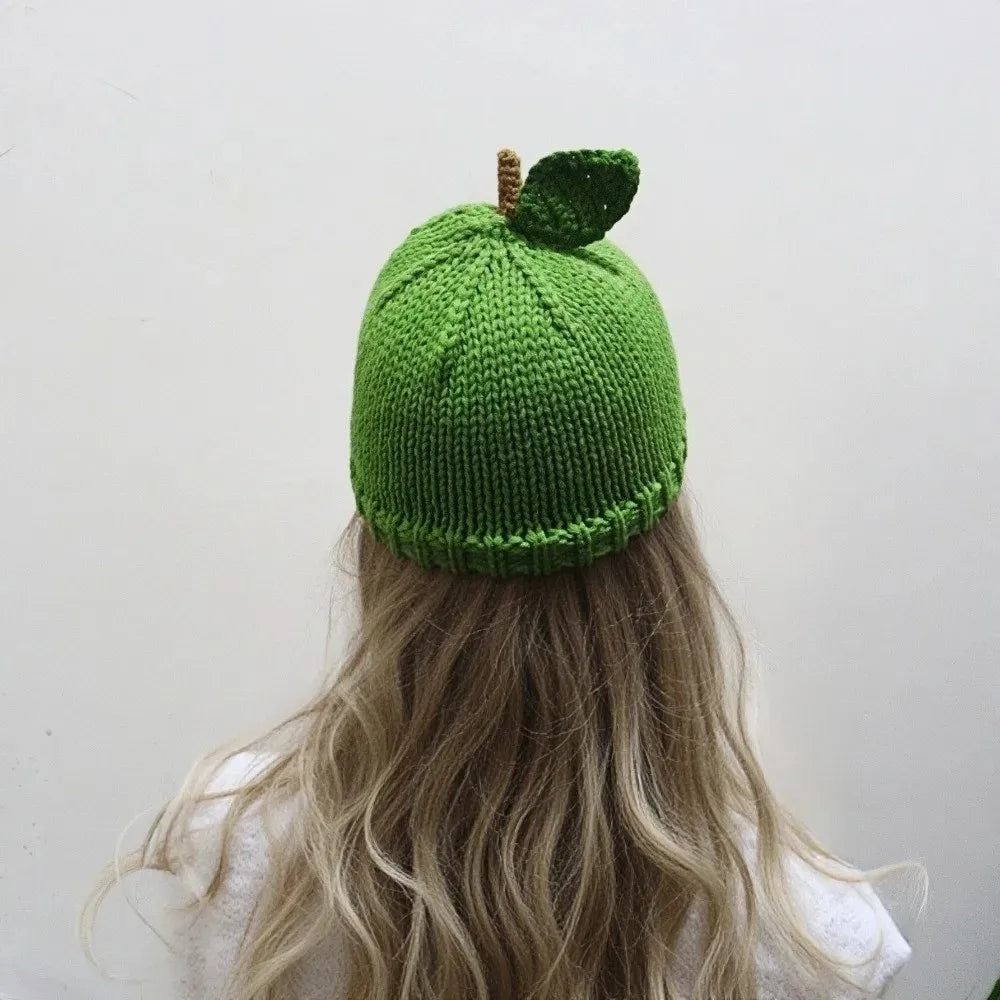 Novelty Pineapple Knit Beanie | Warm Stretchy Winter Hat