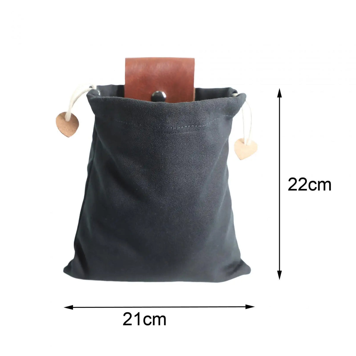 Foldable Canvas Foraging Bag – Waterproof Waist Pouch 3-Pack