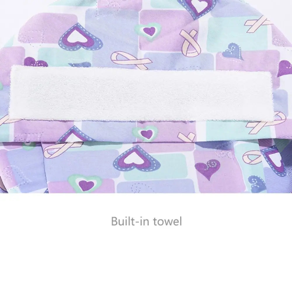Adjustable Scrub Cap with Buttons & Ponytail Holder | Unisex