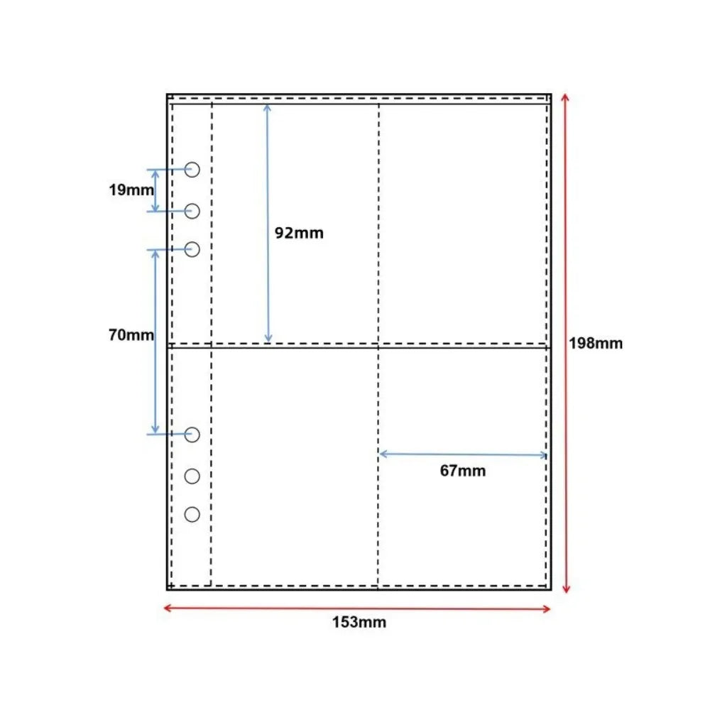 A5/A8 Photocard Binder – Transparent Loose-Leaf Photo Album