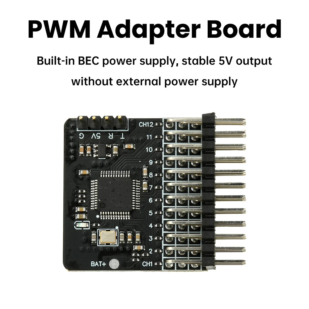 12-Channel CRSF to PWM Adapter Board – DC5V ELRS RC Module