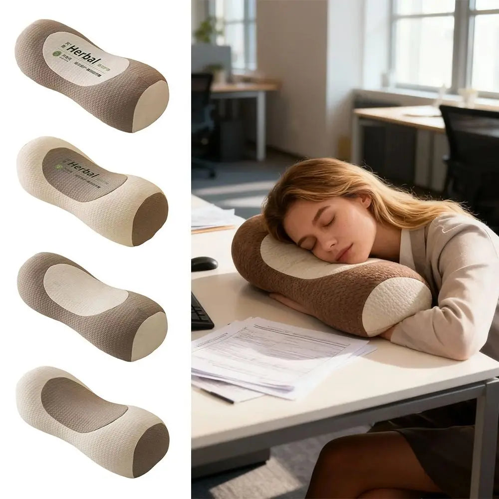 Cylindrical Buckwheat Pillow – Ergonomic Neck & Spine Support