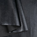 Black PU Leather Fabric Sheet for DIY Crafts & Upholstery 54"x16"