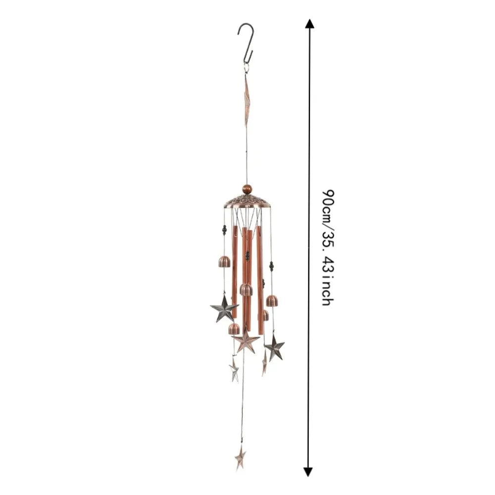 Handmade Star Metal Wind Chimes – Outdoor Garden Décor 90cm