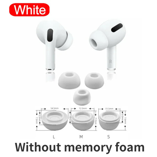 Silicone Ear Tips for AirPods Pro 1st & 2nd Gen | S M L XS