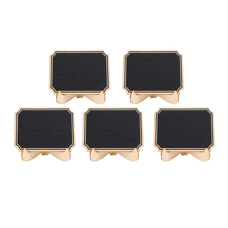 Mini Wooden Chalkboard Signs – DIY Party & Home Decor (1–10 Pcs)