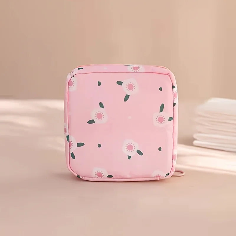 Large Zippered Canvas Storage Bag – Travel & Makeup Organizer