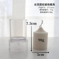 Pointed Cylindrical Acrylic Candle Mold | DIY Candle Making Tool