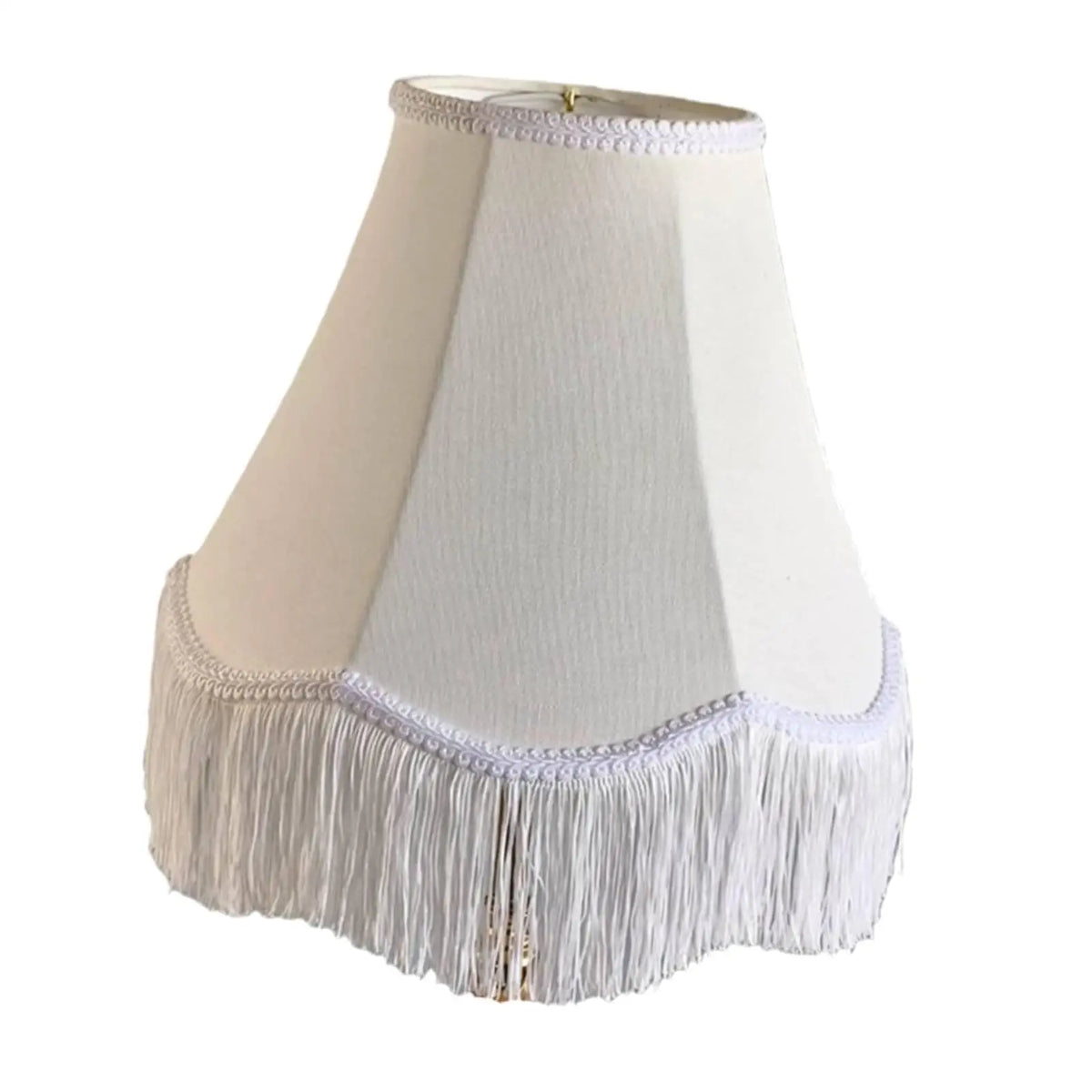 Vintage Victorian Tassel Lampshade | Shell Pattern Lamp Cover