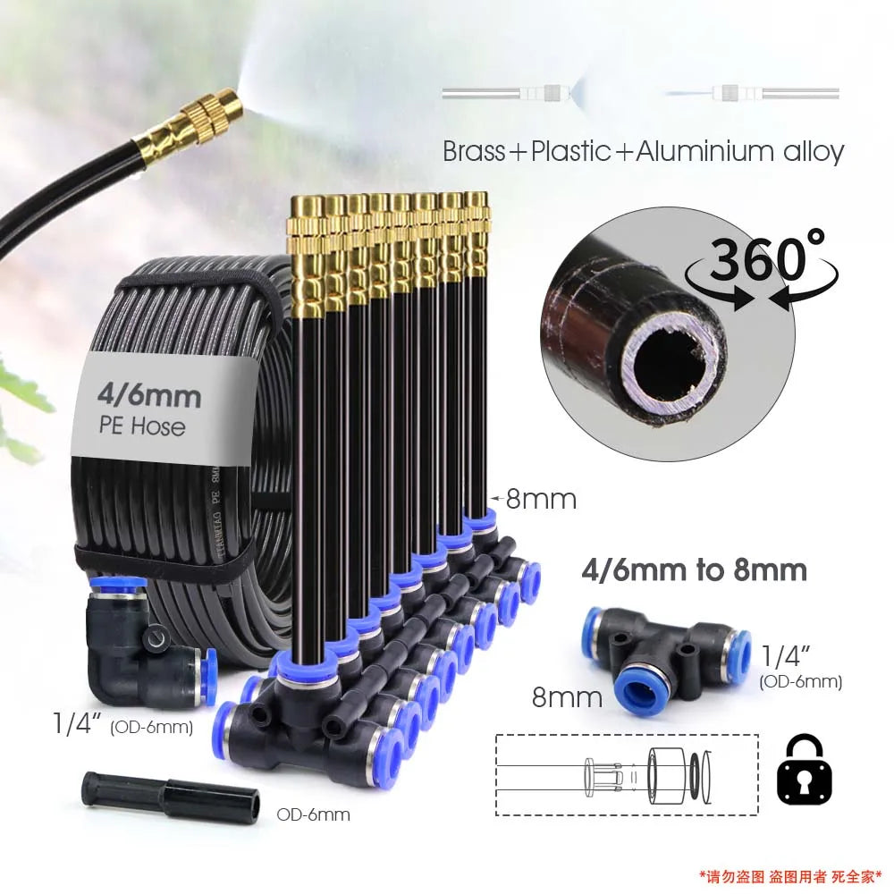 LCD Atomizing Sprinkler Timer Irrigation Kit – Auto Watering